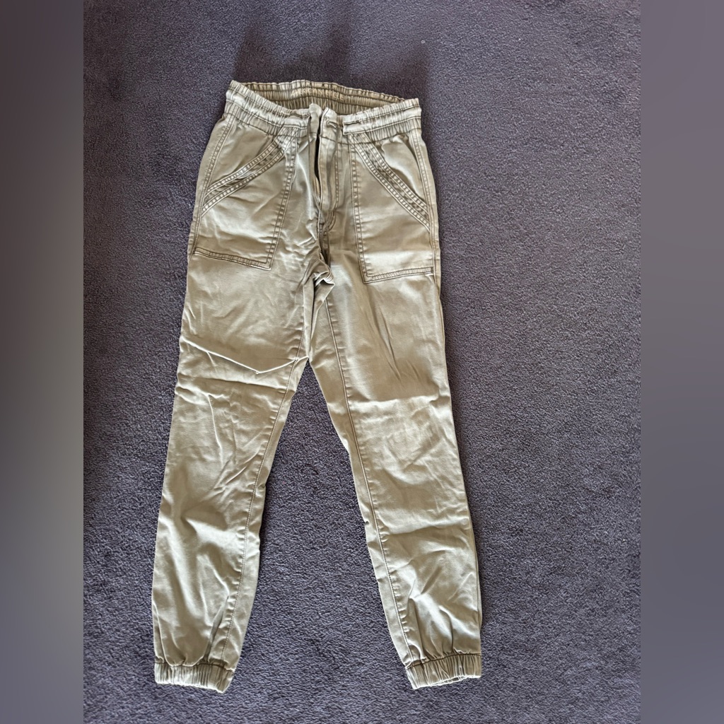 American Eagle Green Utility Joggers